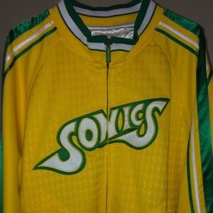 Throwback Mitchell and Ness Seattle Super Sonics Jacket
